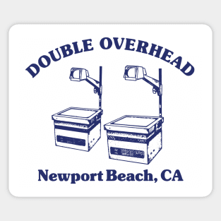 Double Overhead Newport Beach, California - Light Sticker